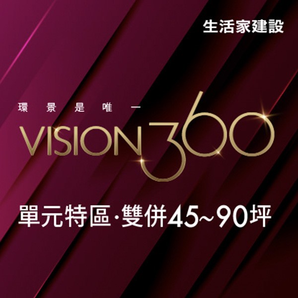 [南屯] Vision360｜一層二戶雙電梯尊榮禮遇，戶戶三面迎光，360度環景視野